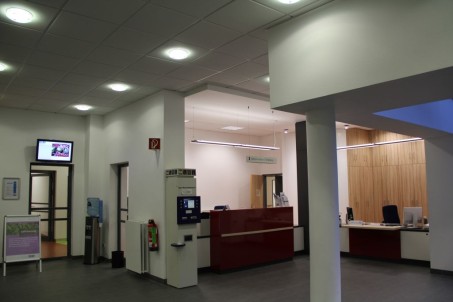 Die Anmeldung der LVR-Klinik für Orthopädie Viersen